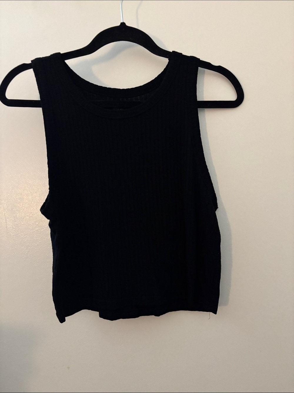Arizona Jean Company Black Ribbed Tank Top